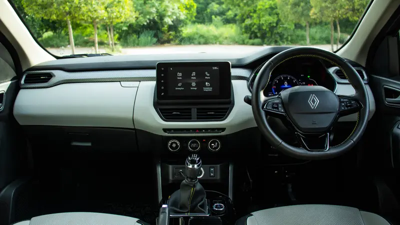 dashboard and front cabin