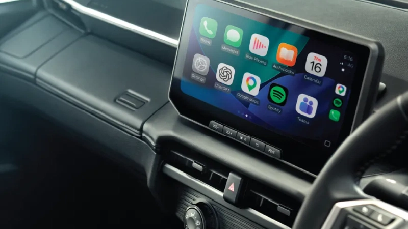 Toyota Hilux infotainment touchscreen