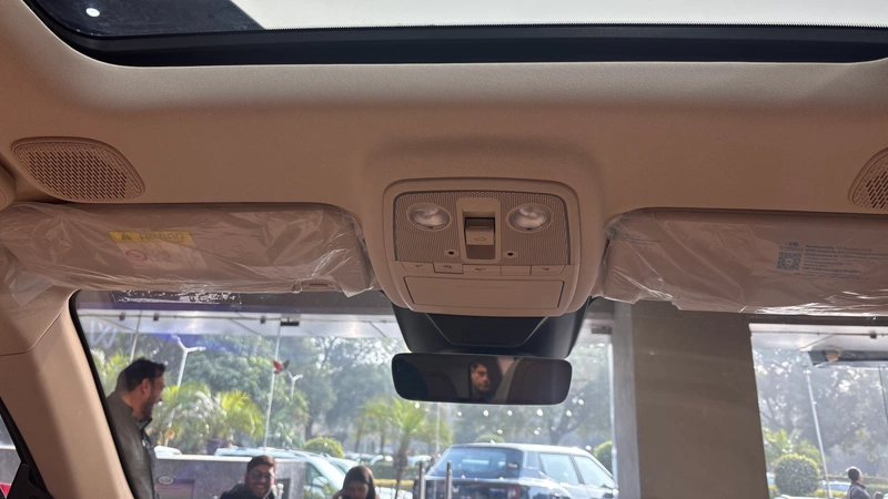 Panoramic sunroof and overhead control panel