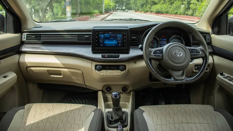 dashboard and front cabin