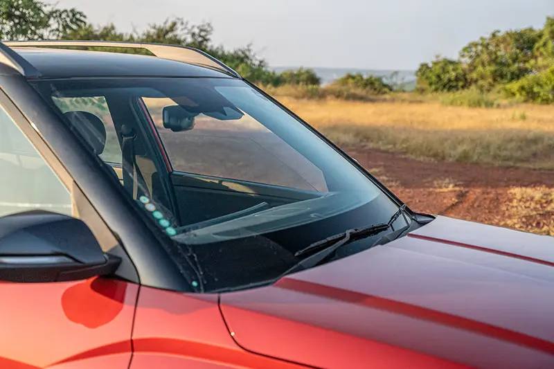 Windshield and Wiper