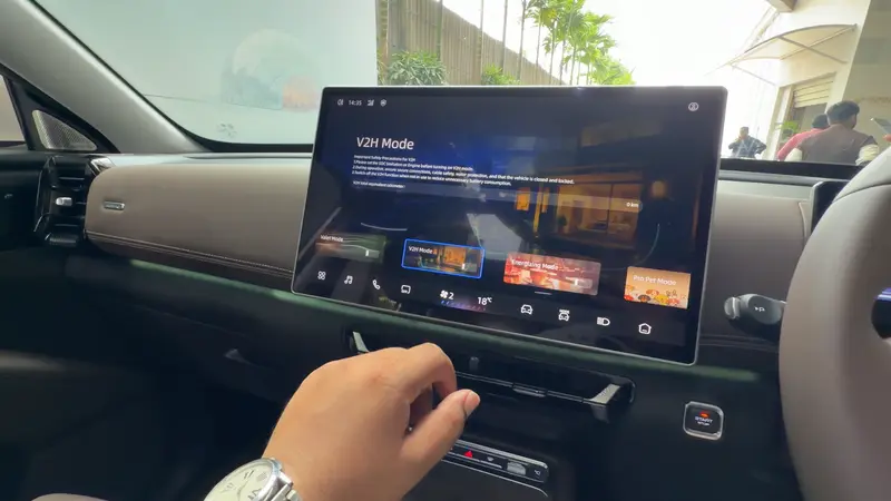 Infotainment System V2H Mode