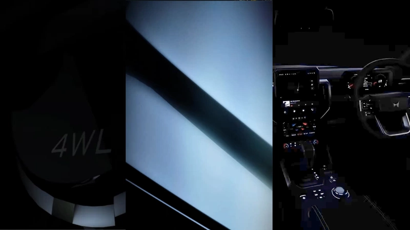 Teaser showcasing interior 4WL, sunroof, and front cabin dashboard