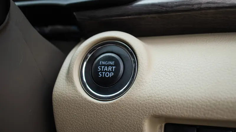 engine start-stop button