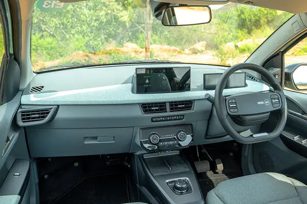 It gets a completely new dashboard with two free-standing display units.