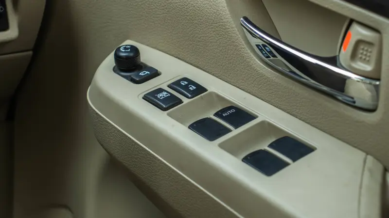 driver-side power window and door controls