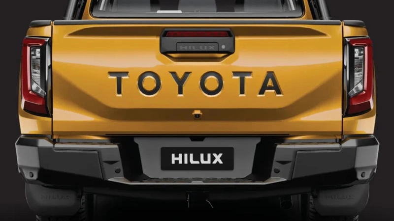 Toyota Hilux rear profile