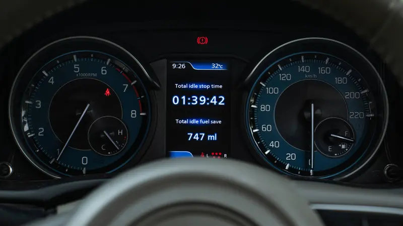 instrument cluster with MID