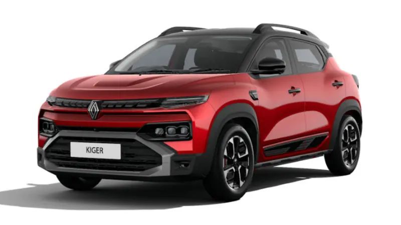 in Radiant Red with Mystery Black roof