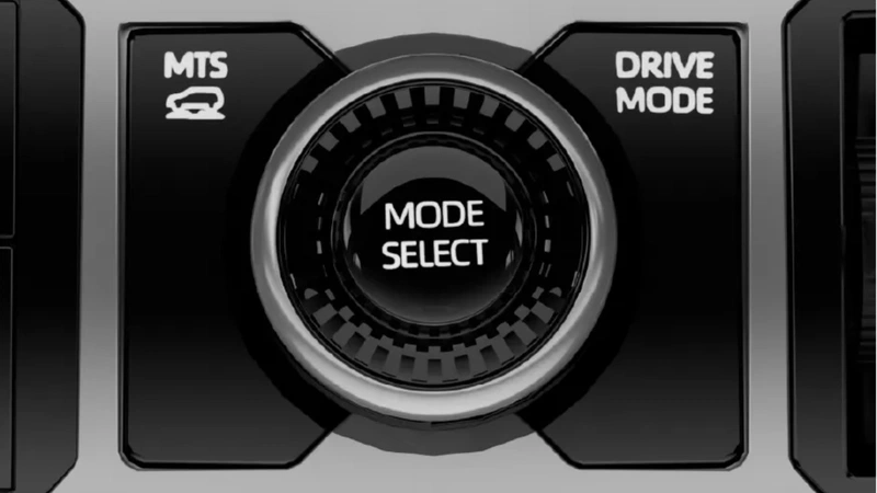 Toyota Hilux multi-terrain mode selector