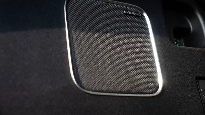 DYNAUDIO speaker from the 12-speaker audio system behind rear seating