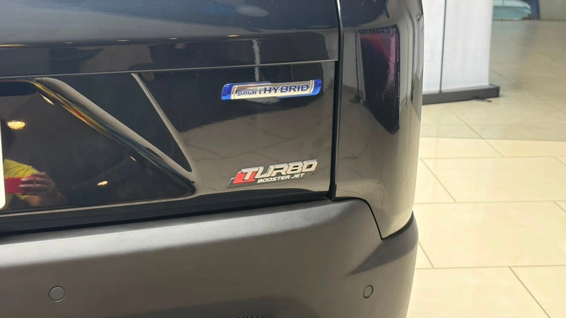 Maruti Suzuki Brezza Smart Hybrid and Turbo Boosterjet badging