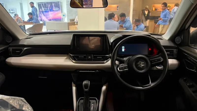 Dashboard and front cabin