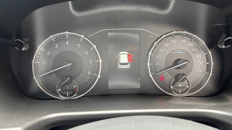 Maruti Suzuki Brezza facelift instrument cluster