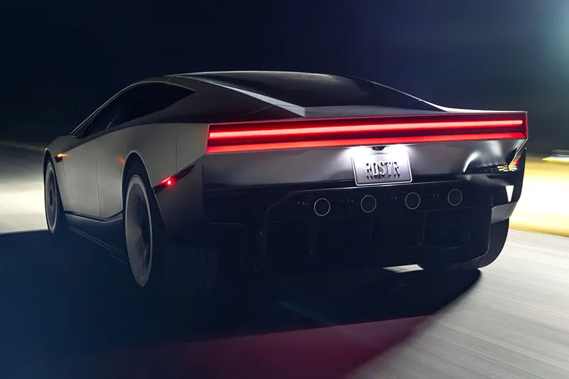 Driving: Rear Left Three Quarter View