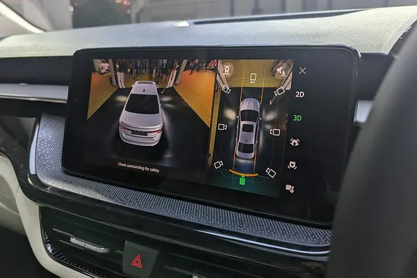 It now features a 360-degree area view camera system.