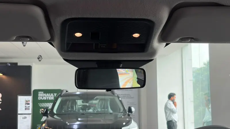 Evolution rear view mirror and overhead light switches