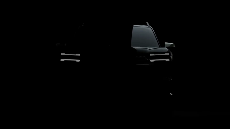 front view showing the LED headlamps