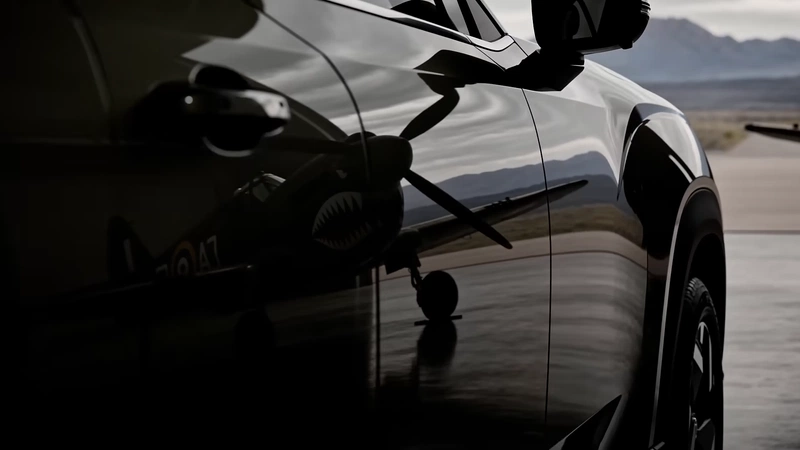 side profile in teaser shot