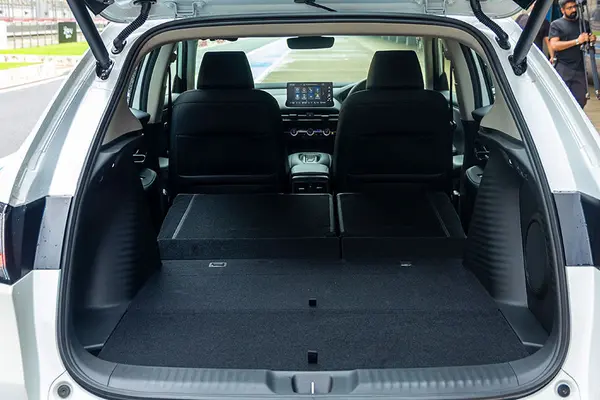 Its boot space can be expanded to 1,313 litres by folding the rear seats.