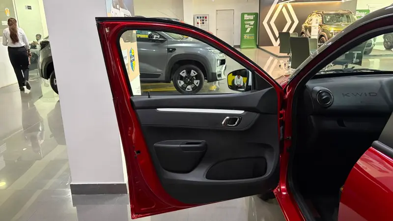 front left door open