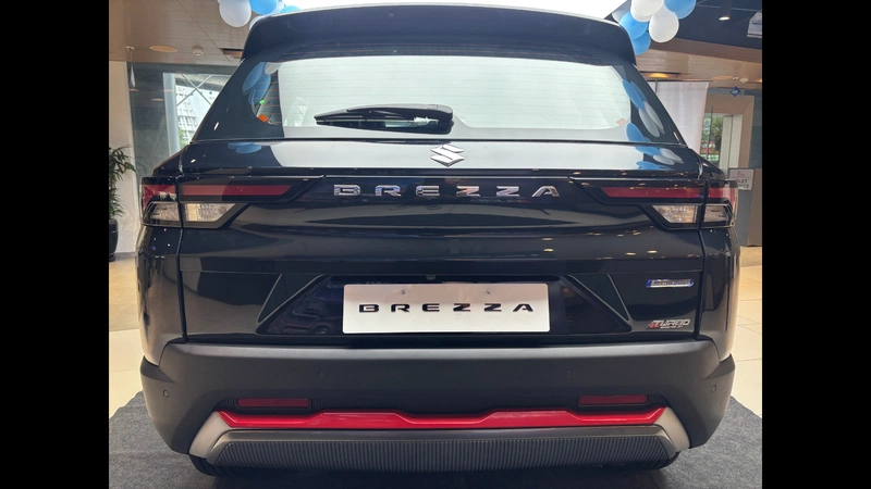 Maruti Suzuki Brezza facelift rear view