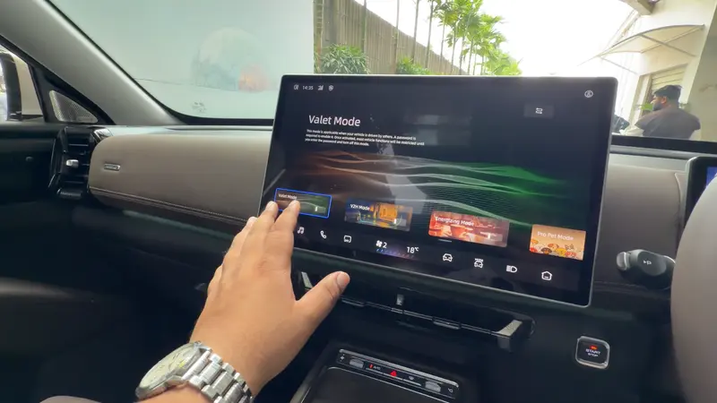 Infotainment System Valet Mode