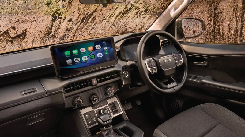 Toyota Hilux dashboard and front cabin