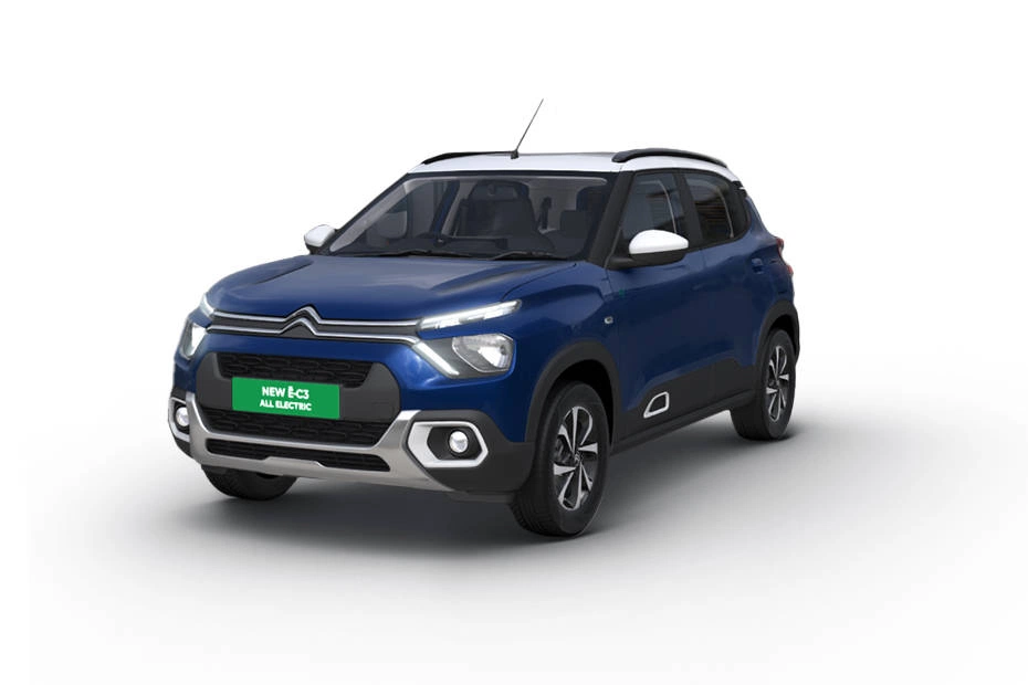 Citroen eC3 Cosmo Blue With Polar White