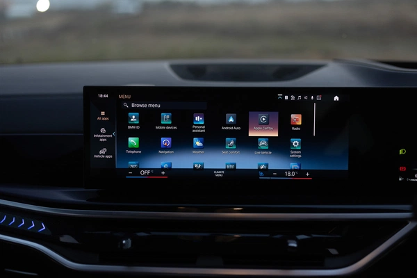 Gesture-controlled infotainment.