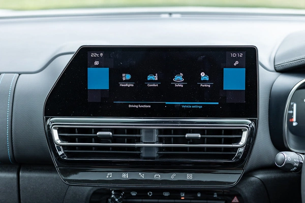 10-inch touchscreen.