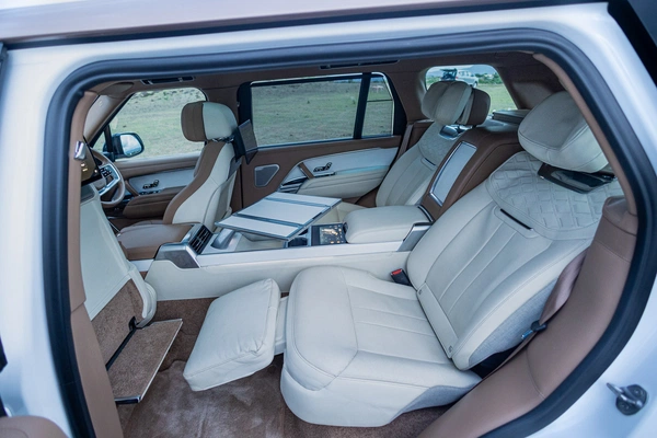 Fully reclining rear seats with massage/vent/heat.