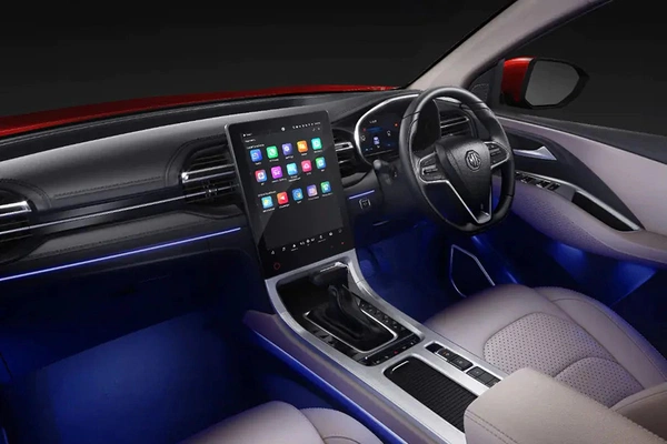 Multi-colour interior ambient lighting