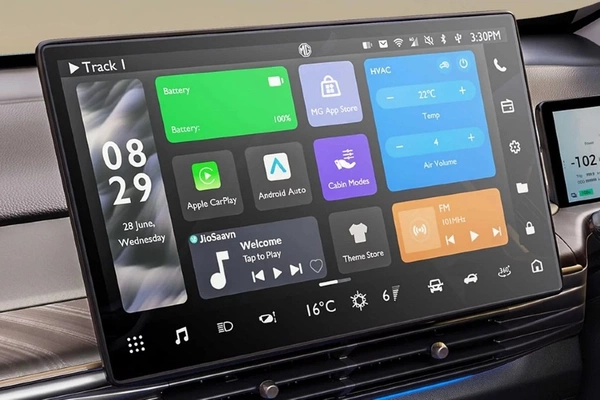 15.6-inch touchscreen.