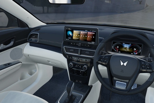 Soft-touch dashboard materials.