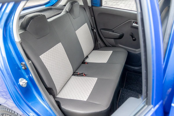 Rear seat space is comfortable enough for two full-size adults.
