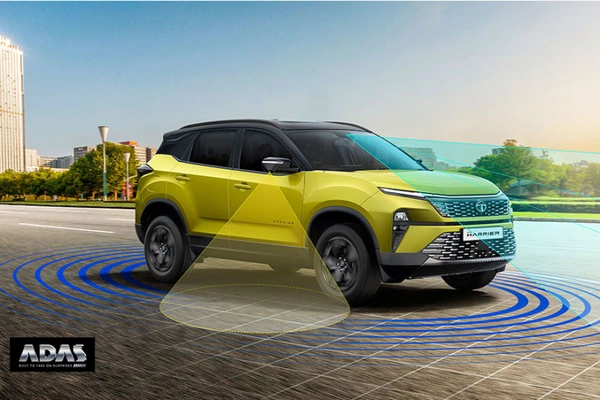 Adaptive cruise control with full stop-and-go capability.