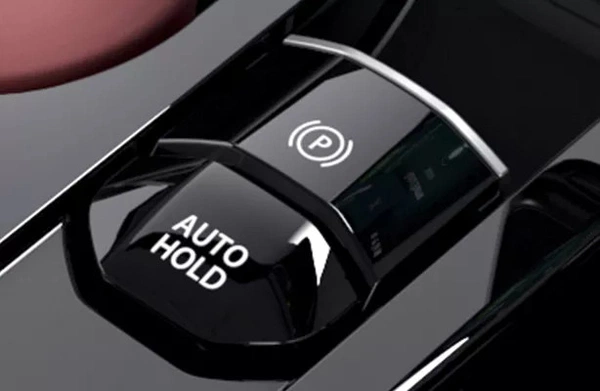 Electric parking brake with auto-hold function.