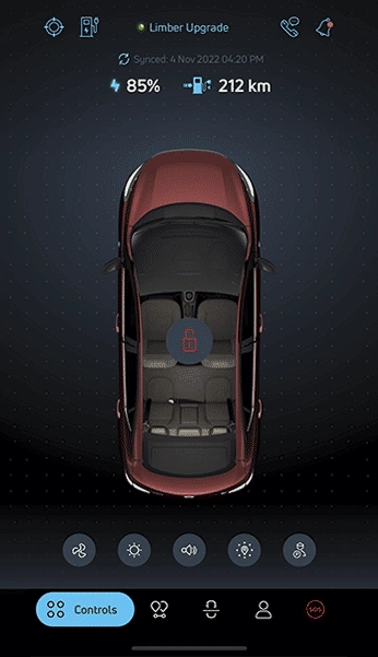 Z Connect app for remote vehicle monitoring and control.