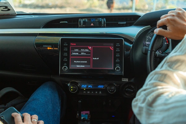 Premium leatherette upholstery.