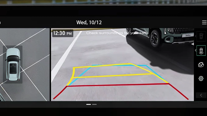 Kia Seltos 360-degree camera