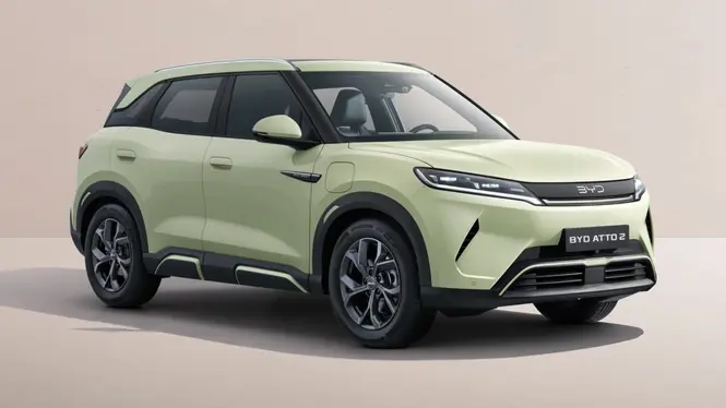 BYD Atto 2 Exterior Front Right Three Quarter View