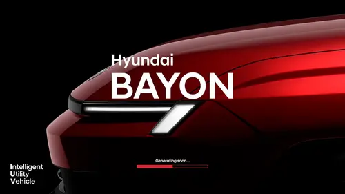 Hyundai Bayon Exterior Design Teased, Reveals LED Lights and Alloy Wheel Image