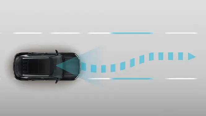 Lane Keeping Assist (LKA) Illustration