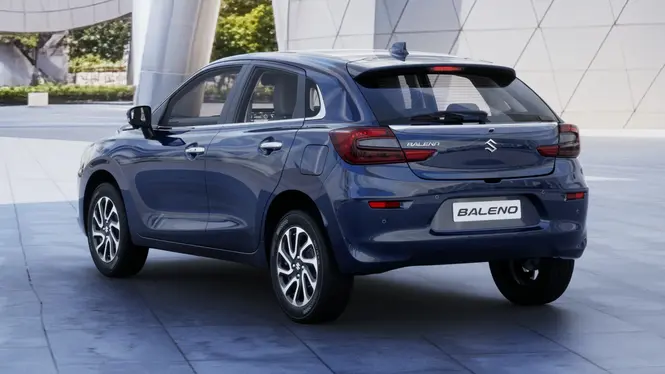 Maruti Suzuki Baleno 2026 facelift exterior rear view