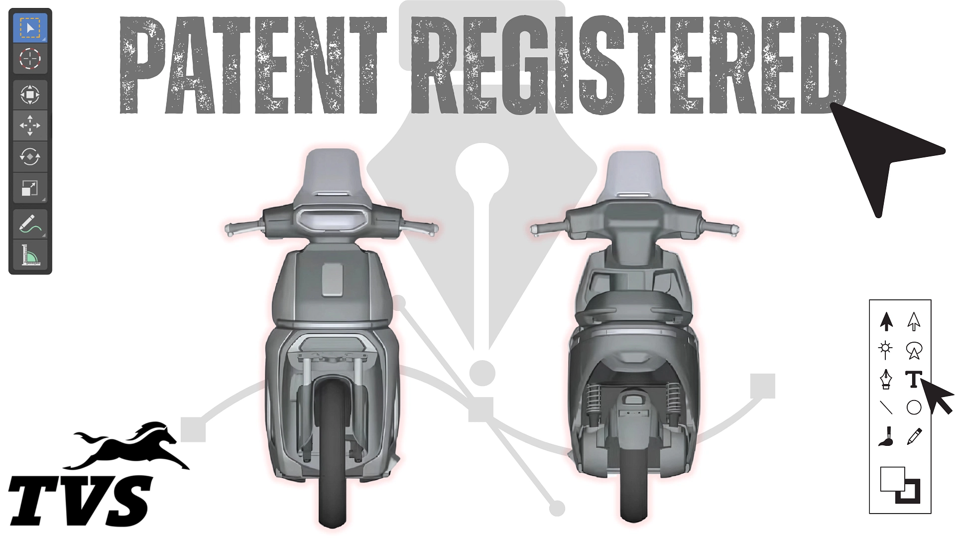 TVS Registers New Electric Scooter Design Patent Overseas