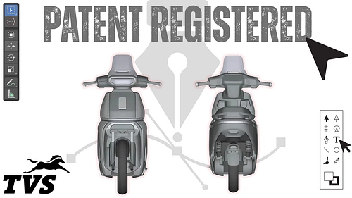 TVS Registers New Electric Scooter Design Patent Overseas