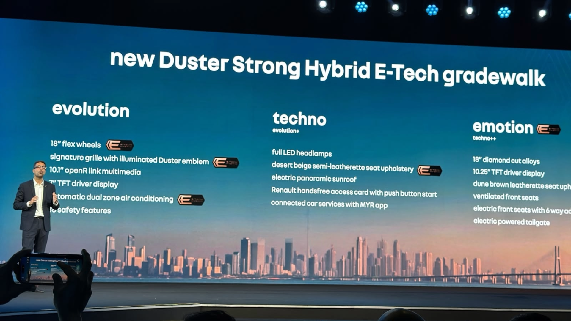 2026 Renault Duster E-Tech 160 Variants