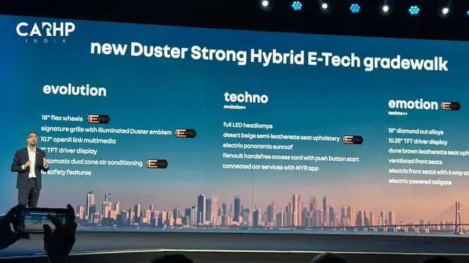 2026 Renault Duster E-Tech 160 Variants