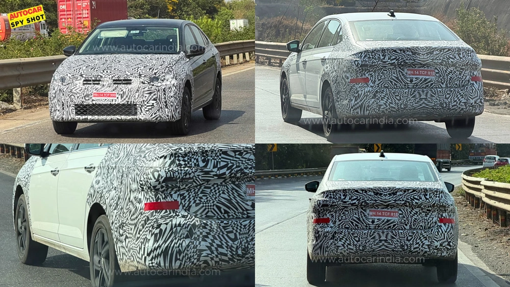 Volkswagen Virtus Facelift Spied Testing - What To Expect?